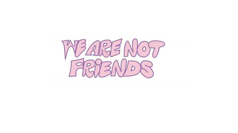 WE ARE NOT FRIENDS