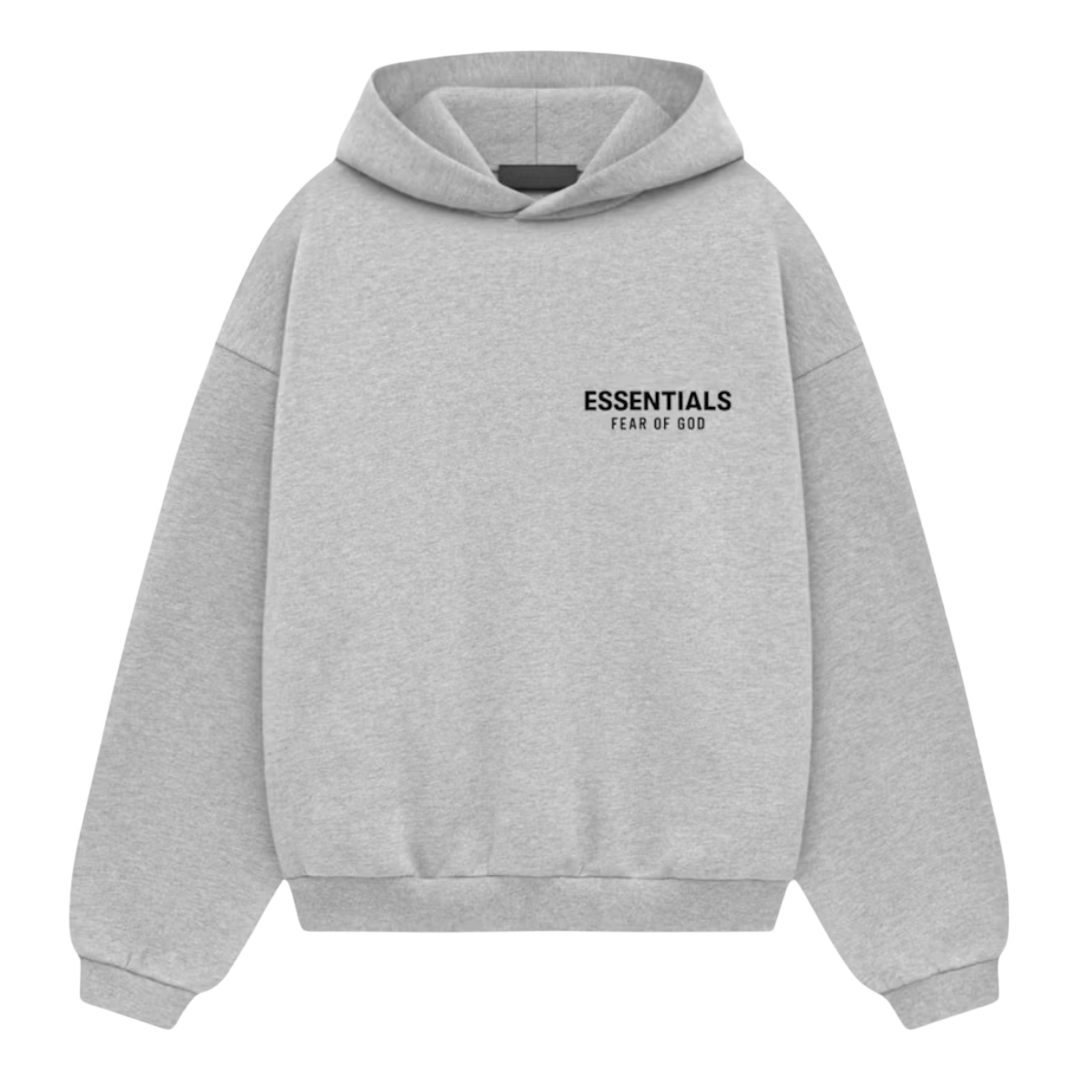 Fear of God Essentials Fleece Hoodie Light Heather Gray