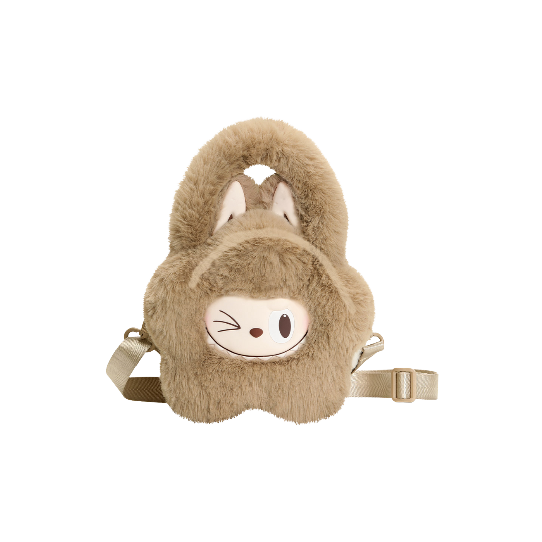 Labubu Pop Mart The Monsters Flower Bag Brown