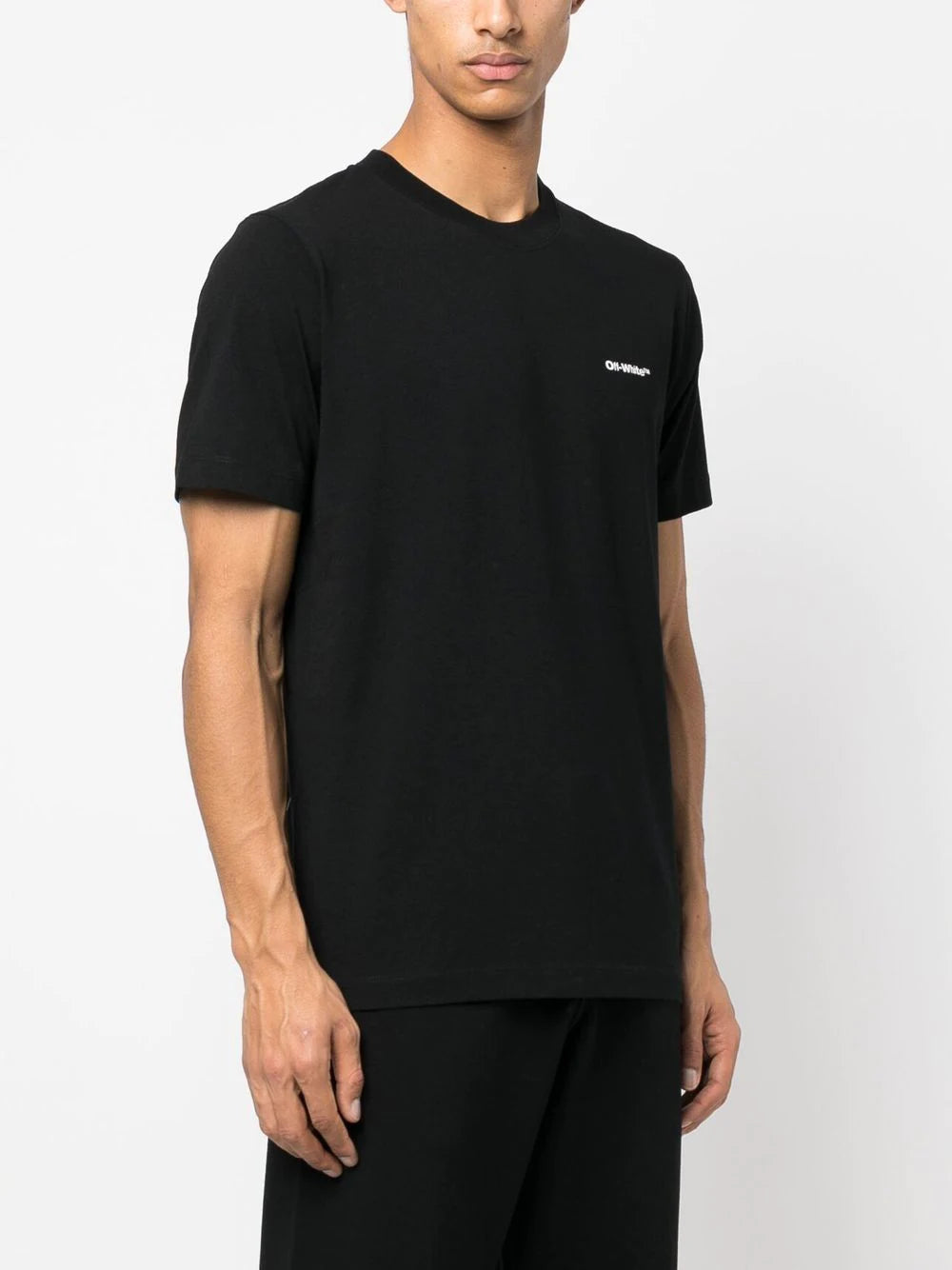 Off-White Wave Outline T-Shirts Black