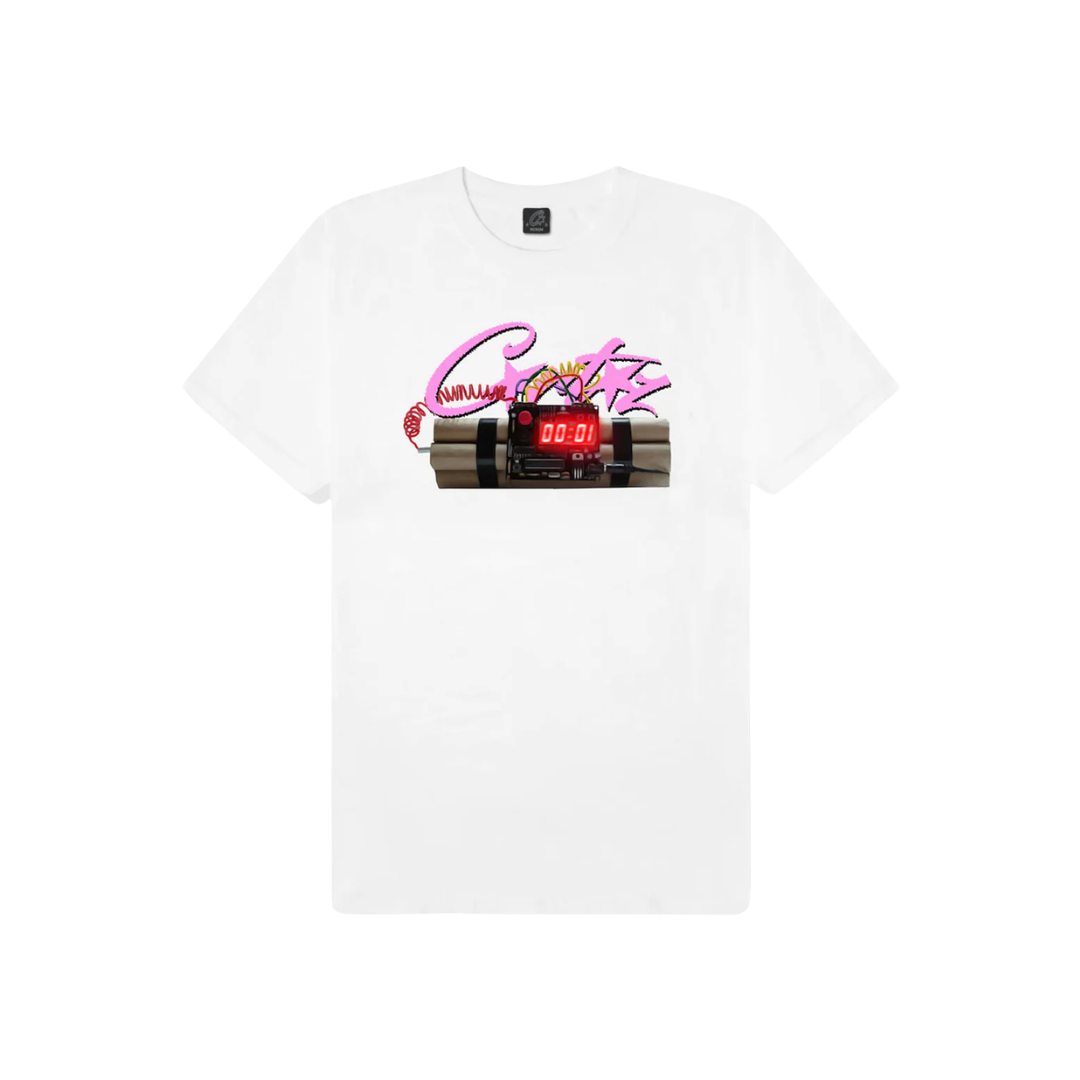 Corteiz No Time 4 Luv Tee White