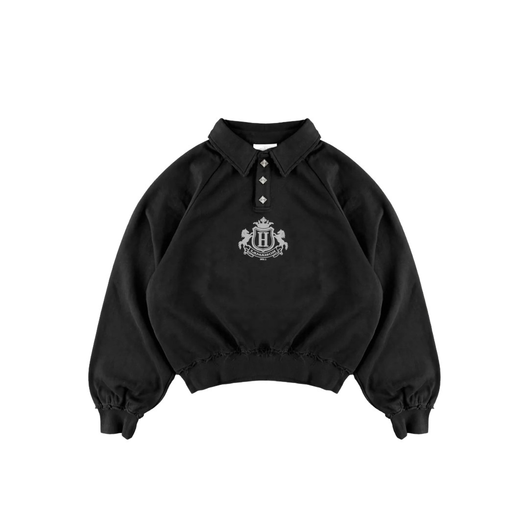 Host - Luxe Polo Crewneck Black