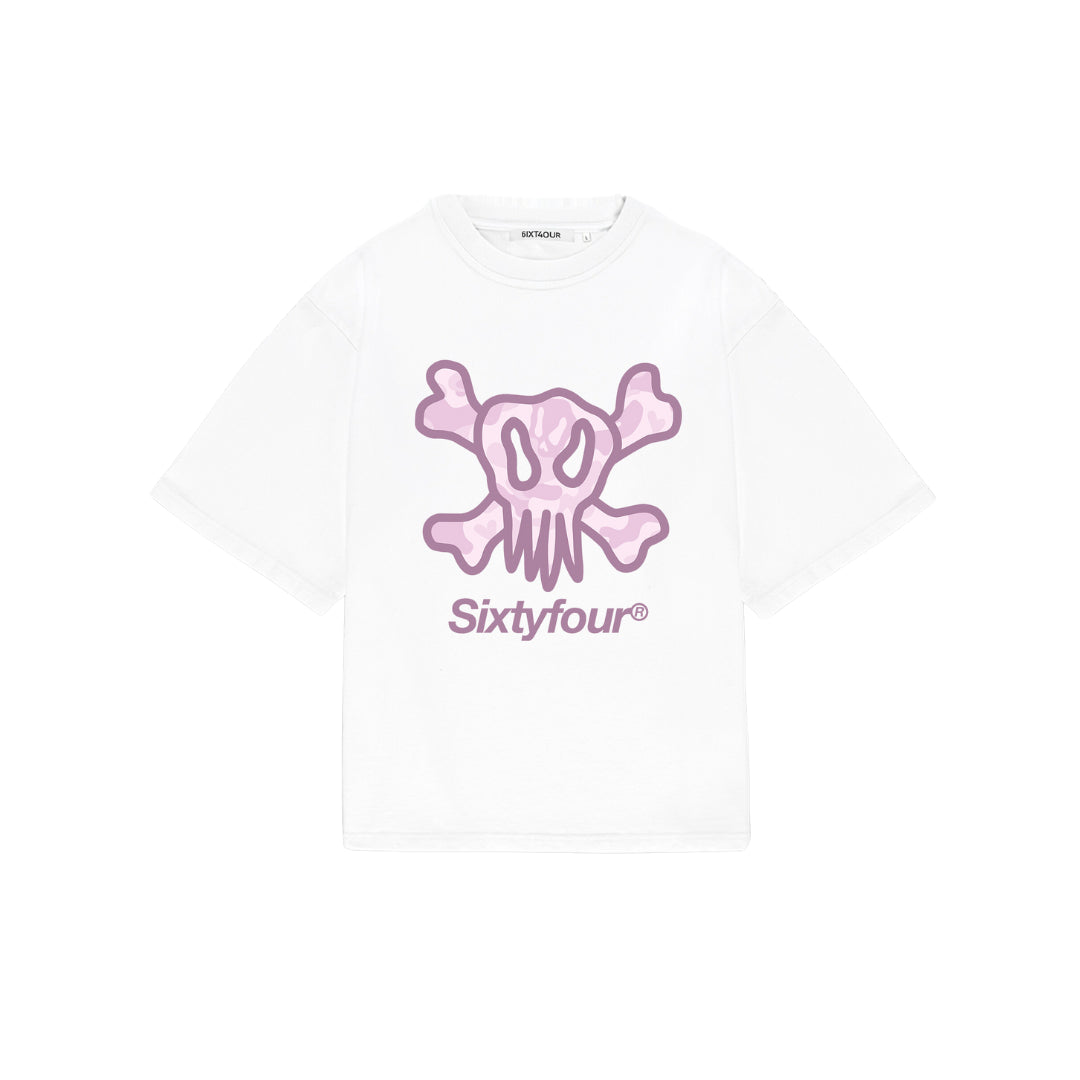 6ixt4our - Camo Skull Pink