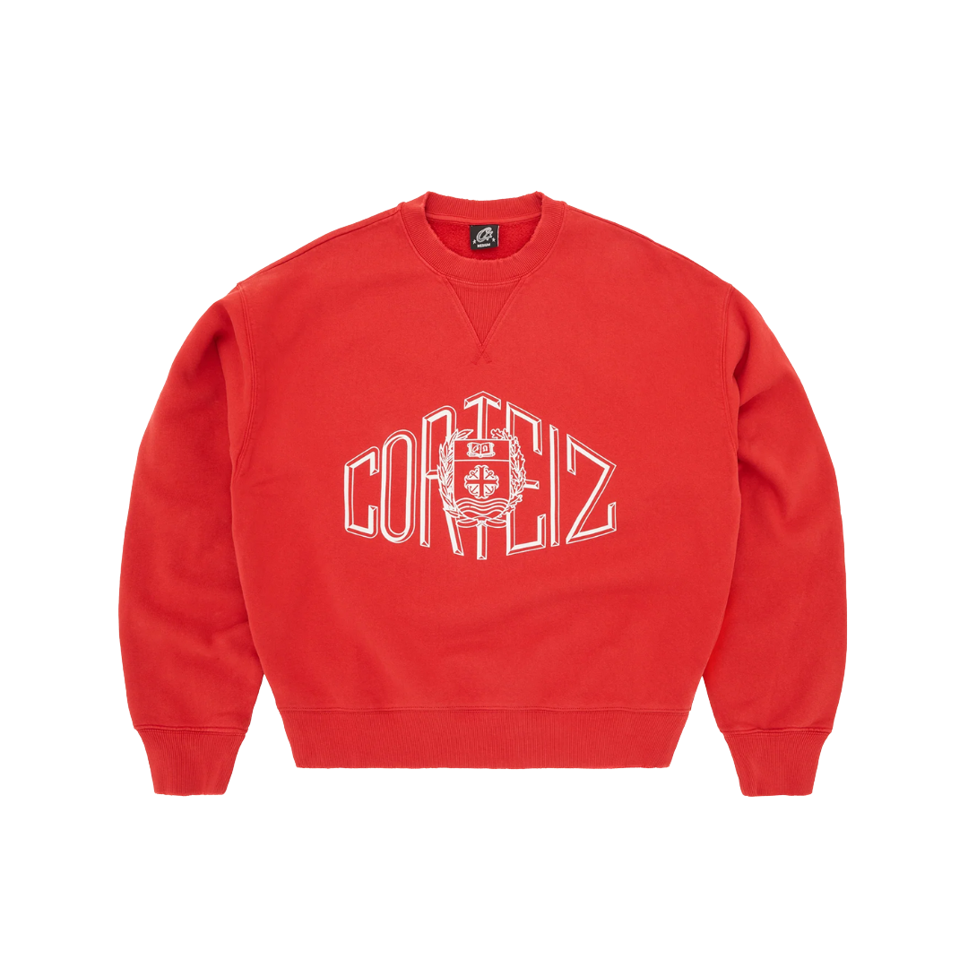 CORTEIZ SOPHOMORE CREWNECK REDコーテイズ　スエット Corteiz Sophomore Crewneck Red