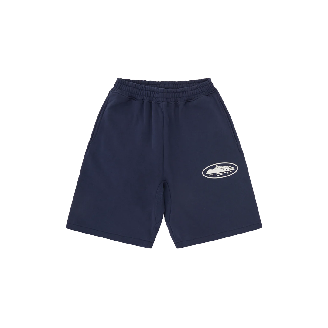 パンツ CORTEIZ  PUFF PRINT SWEATSHORT Corteiz Island Puff Print Sweatshort Navy
