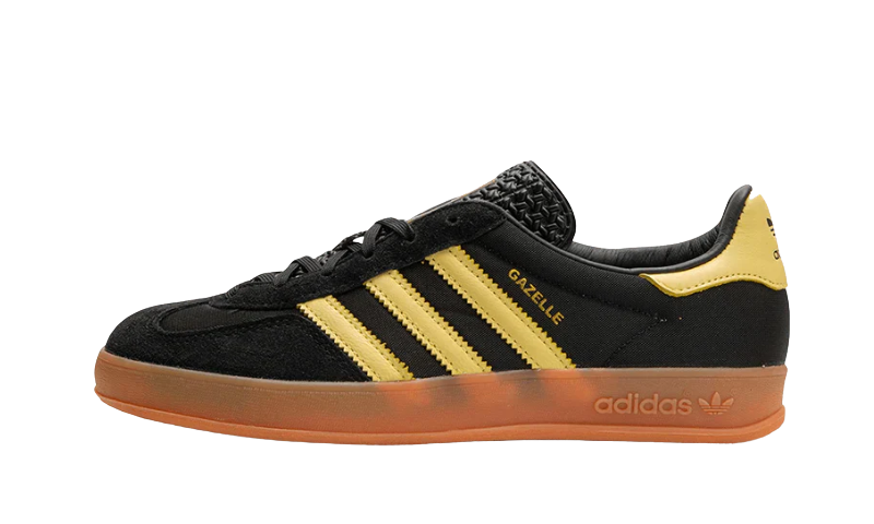 Adidas Gazelle Indoor Black Almost Yellow Gum
