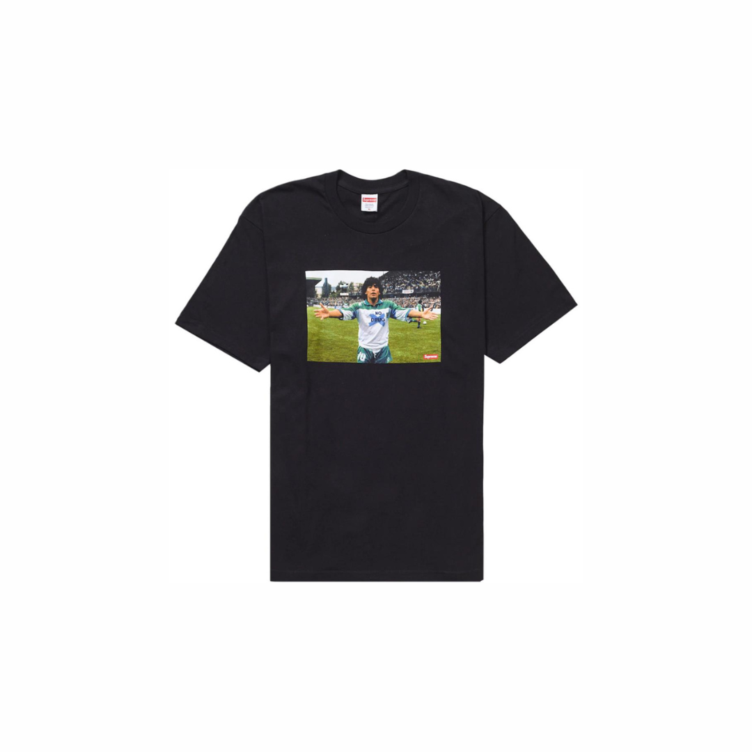 Supreme Maradona Tee Black