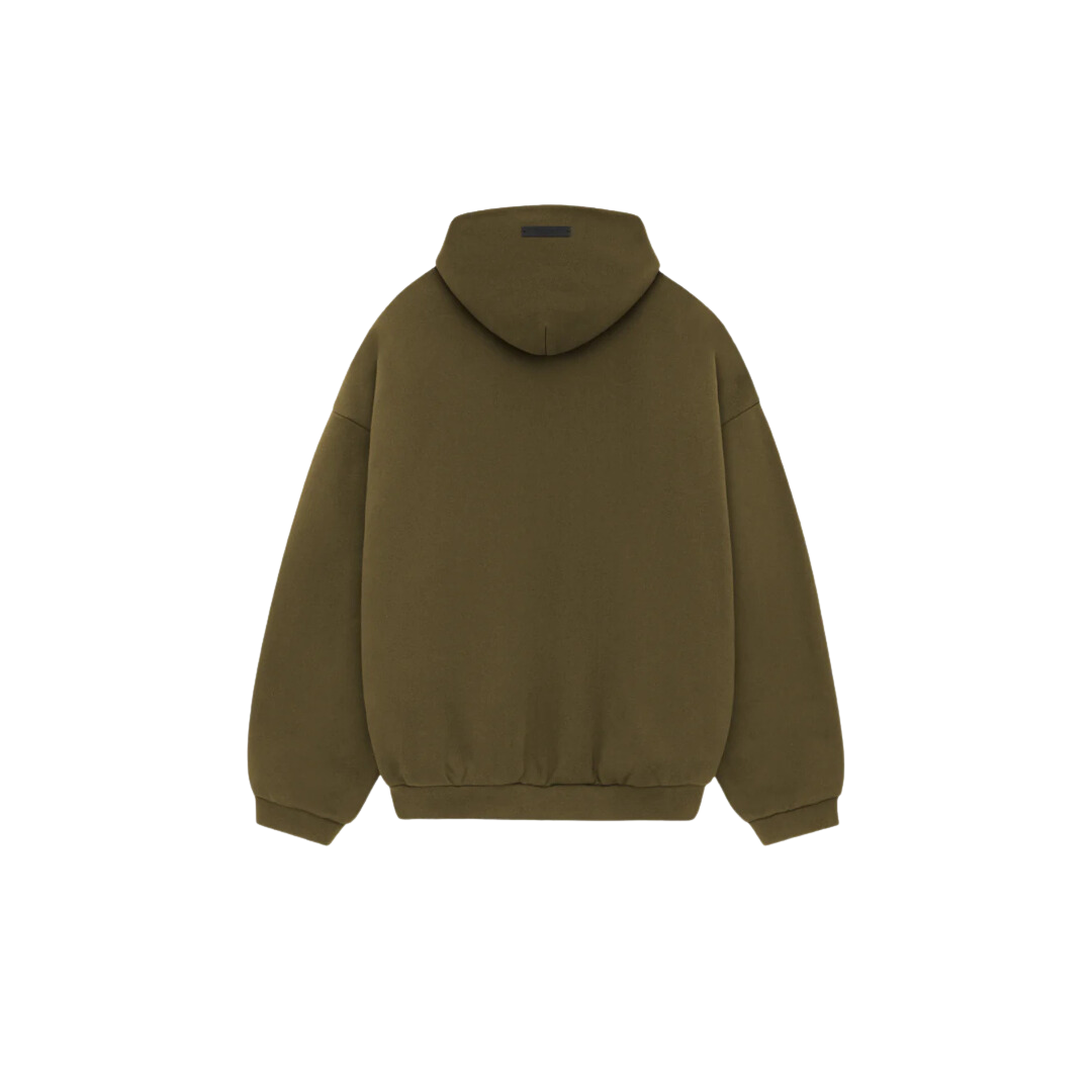 Fear of God Essentials Fleece Hoodie Olive