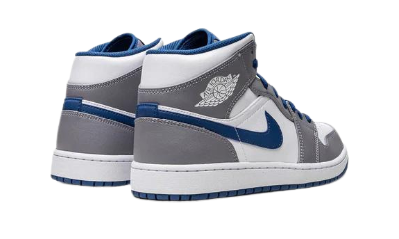 Jordan 1 Mid - True Blue Cement