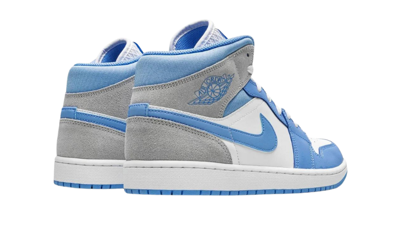 Jordan 1 Mid - University Blue Grey