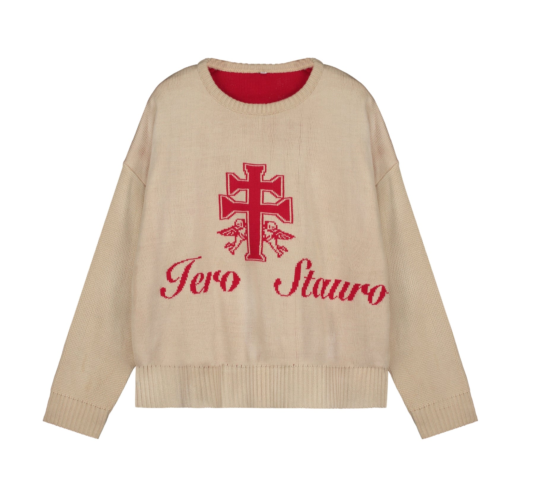 Iero Stauro - Judgament Knitted Beige Reversible