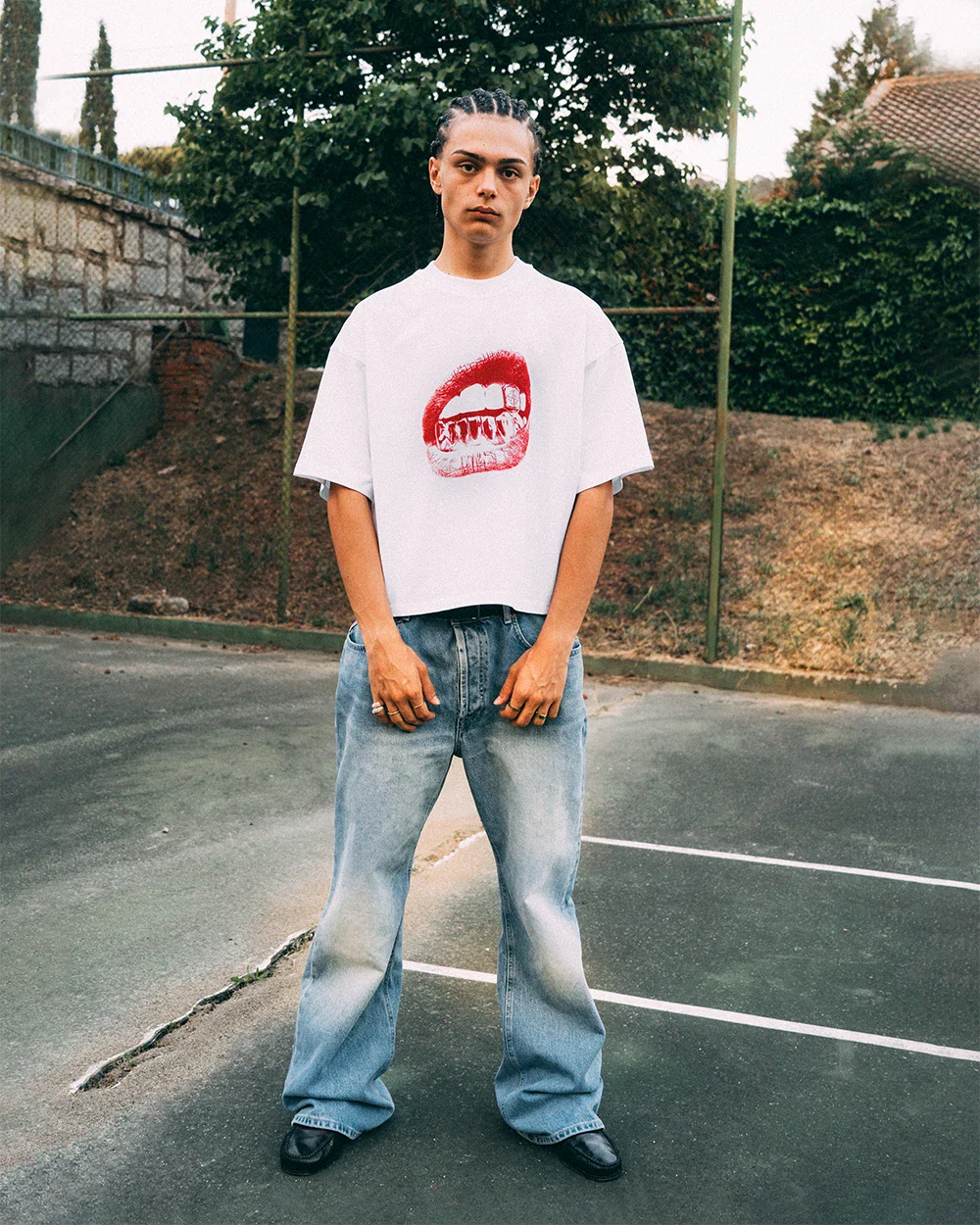 Host - Grillz White Tee