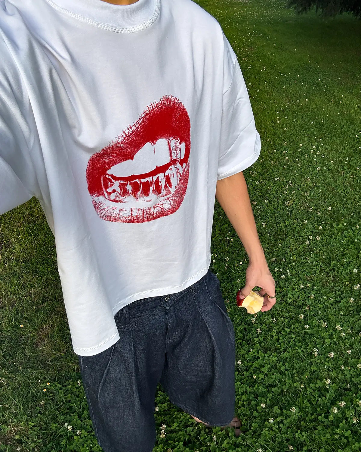 Host - Grillz White Tee