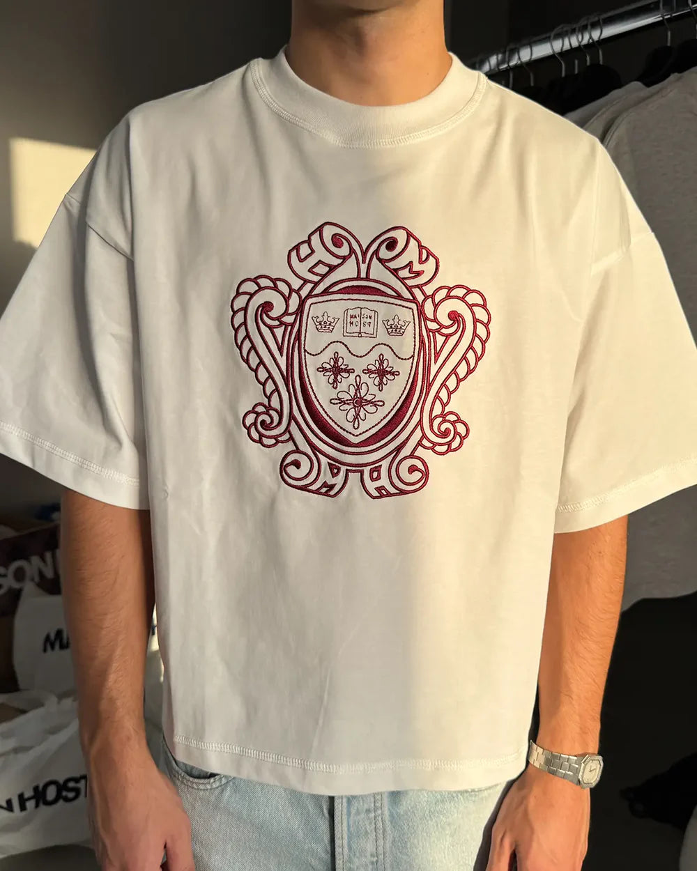Host - Heritage White Tee