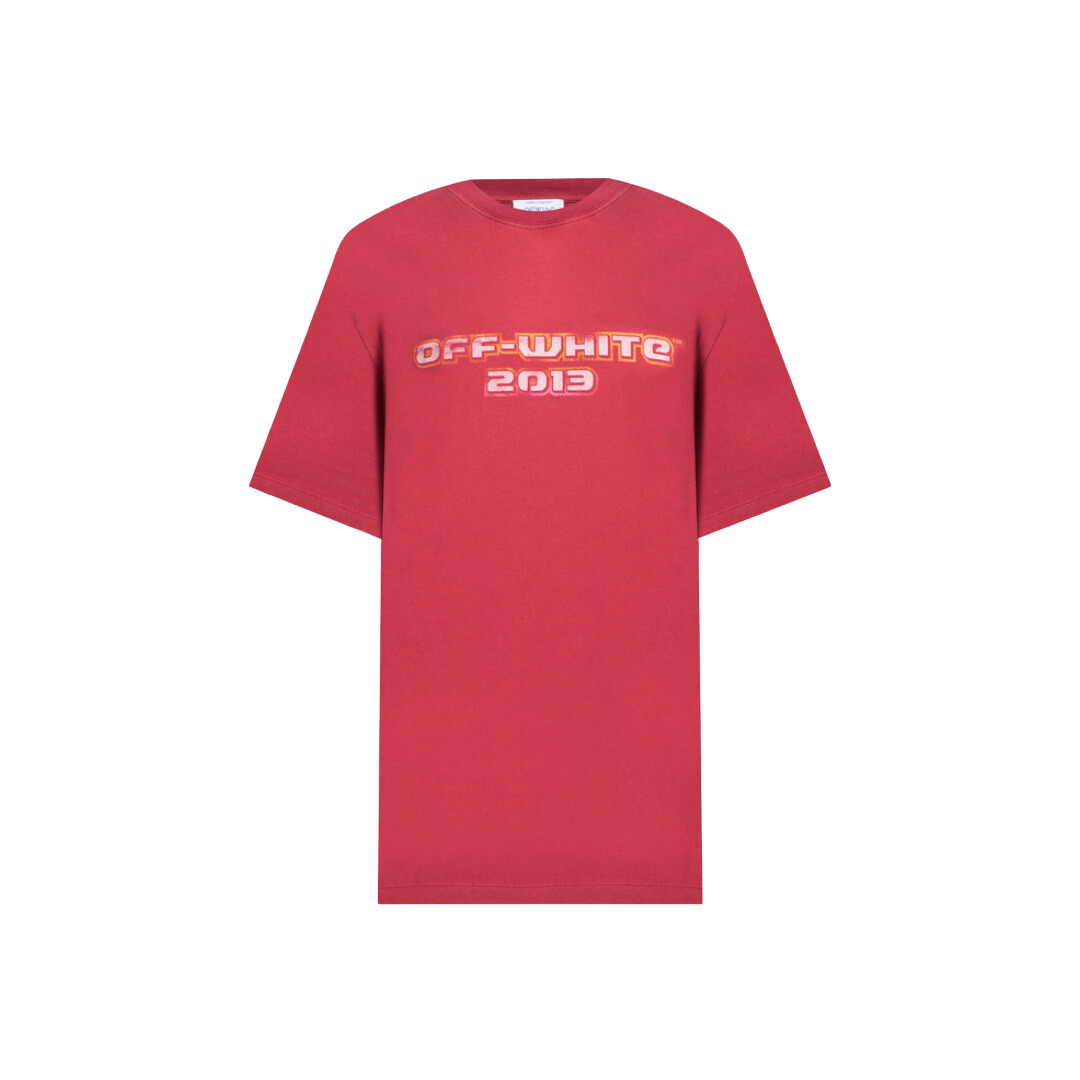 Off-White x Digit Bacchus Crewneck Tee Red
