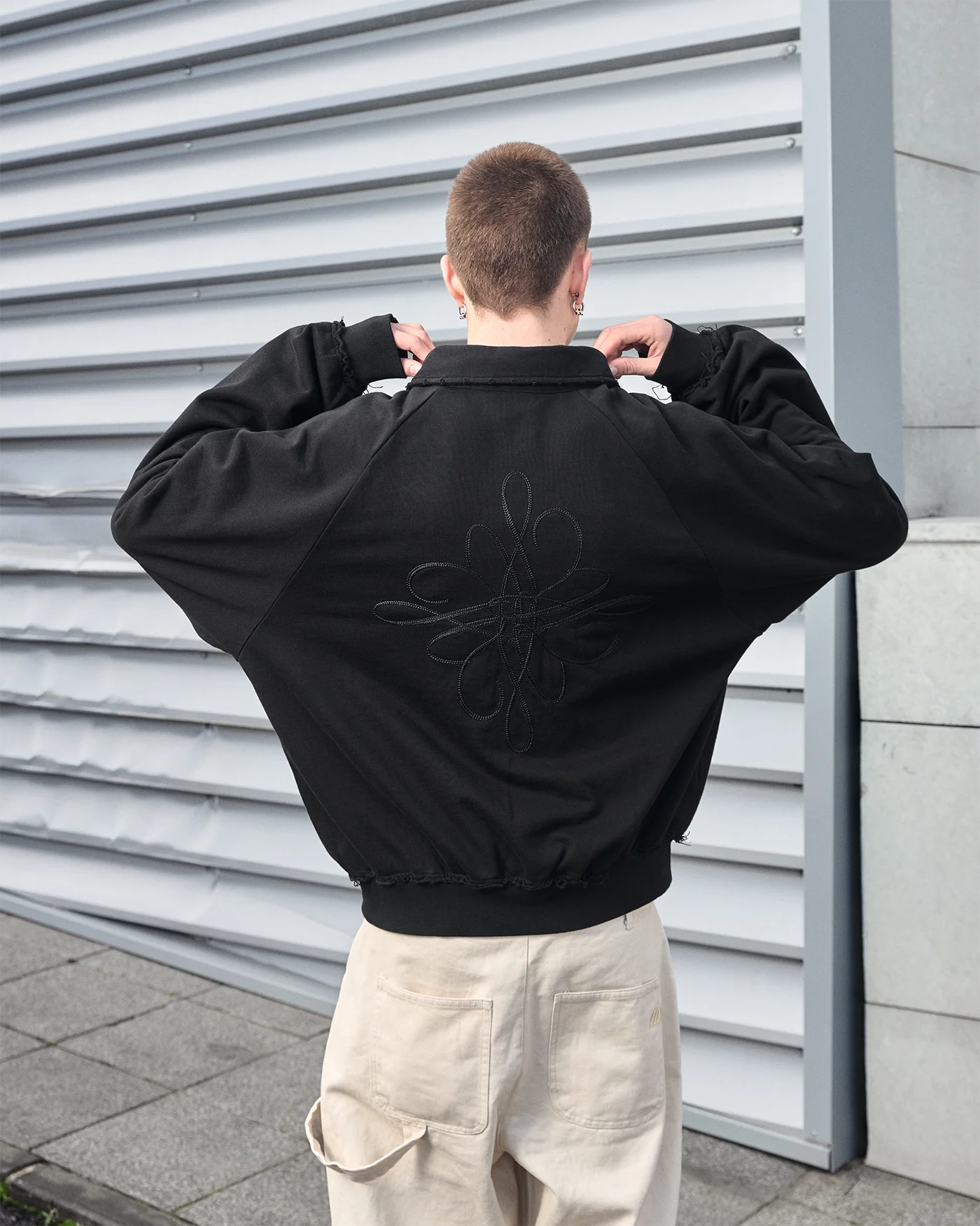 Host - Luxe Polo Crewneck Black