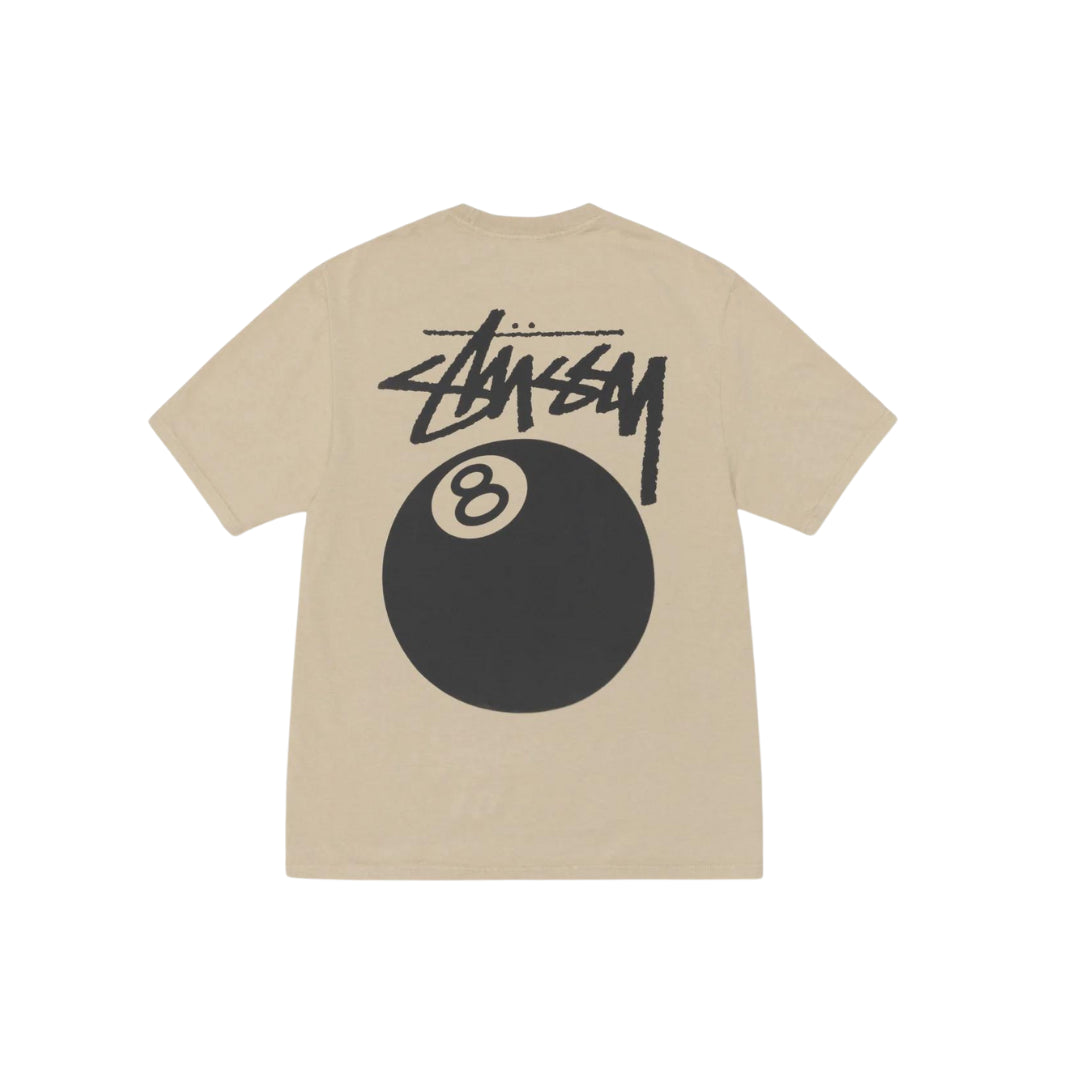 Stussy - 8 Ball Tee Pigment Dyed Khaki