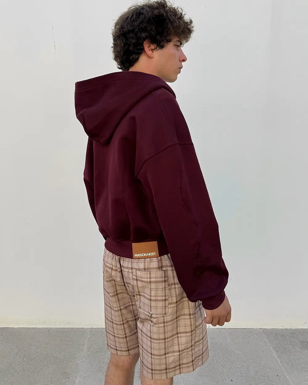 Host - Homerun Burgundy Zipped Hoodie