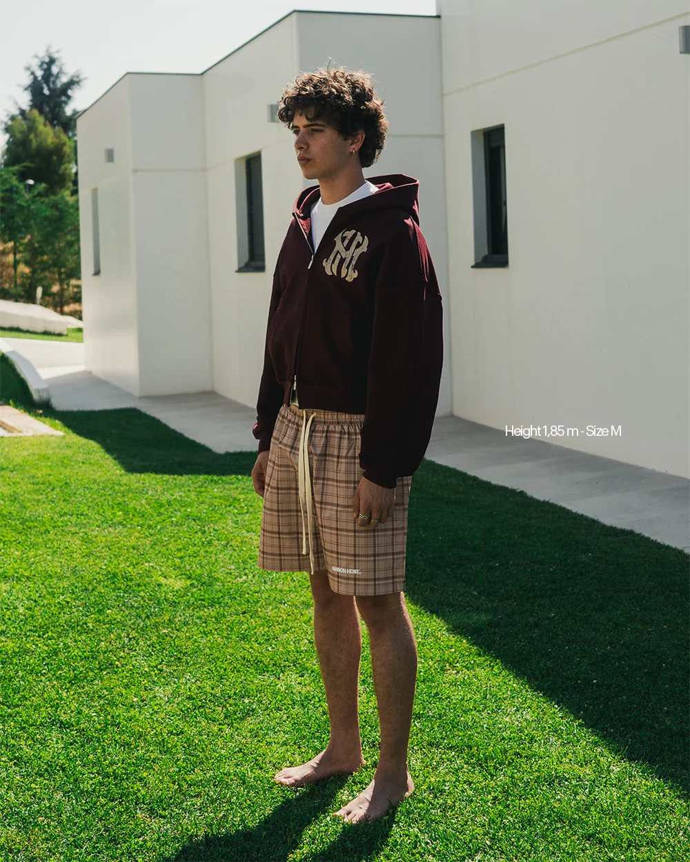 Host - Homerun Burgundy Zipped Hoodie