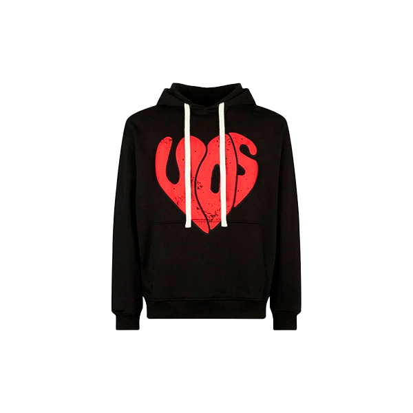 Vision Of Super - Black Hoodie With Puffy Print