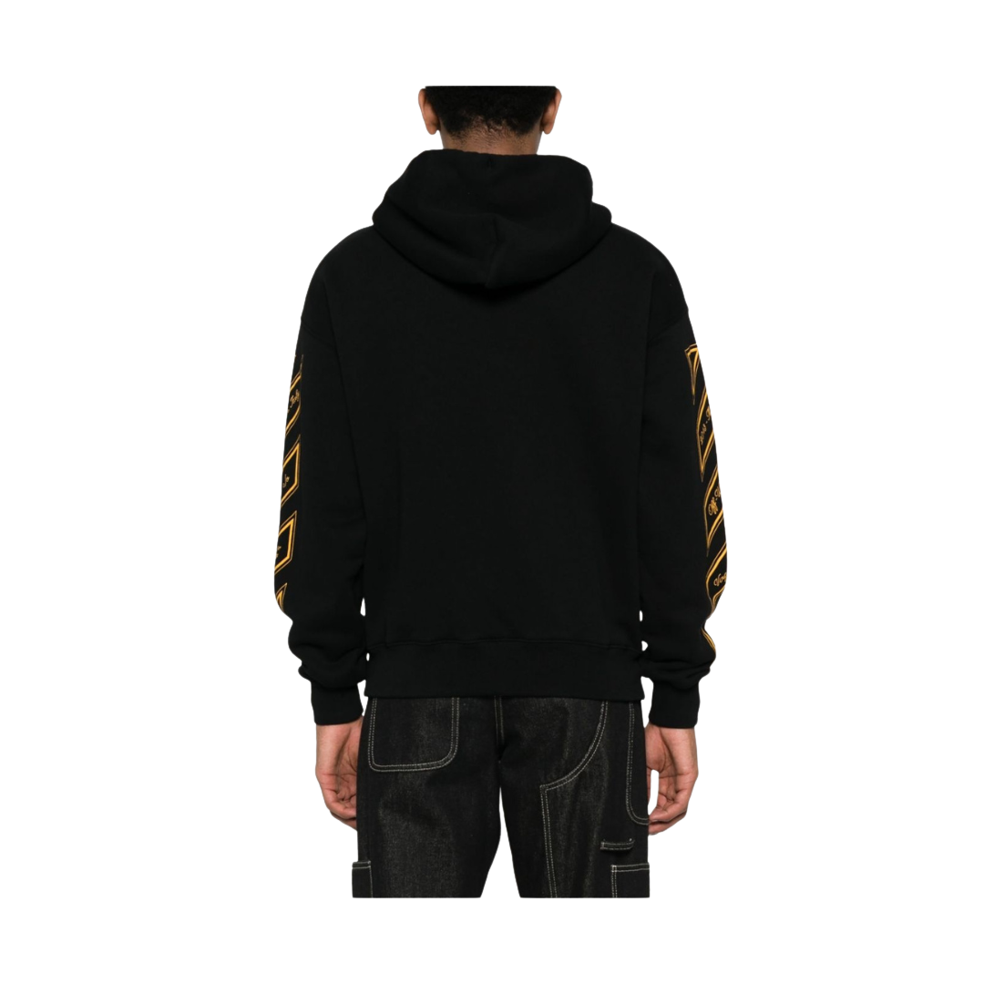 Off-White Zipped Skate Fit 23 Hoodie Black