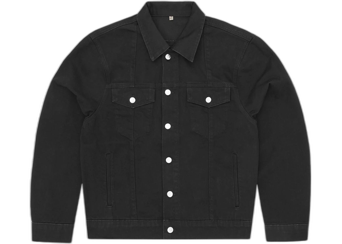 Corteiz C-Star Stitch-Down Denim Jacket Triple Black