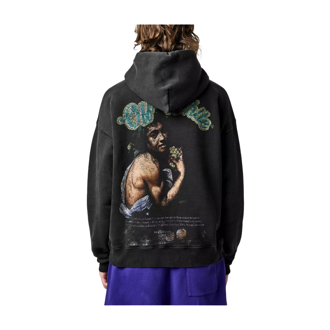 Off-White Bacchus Printed Hoodie Black