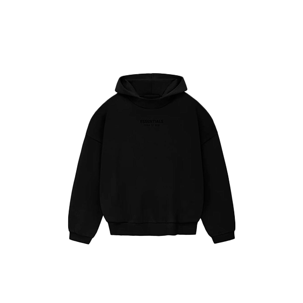 Essentials Hoodie Jet Black