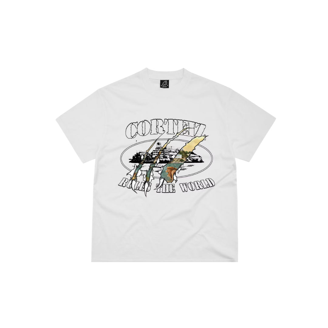 Corteiz Narnia Rip Tee White