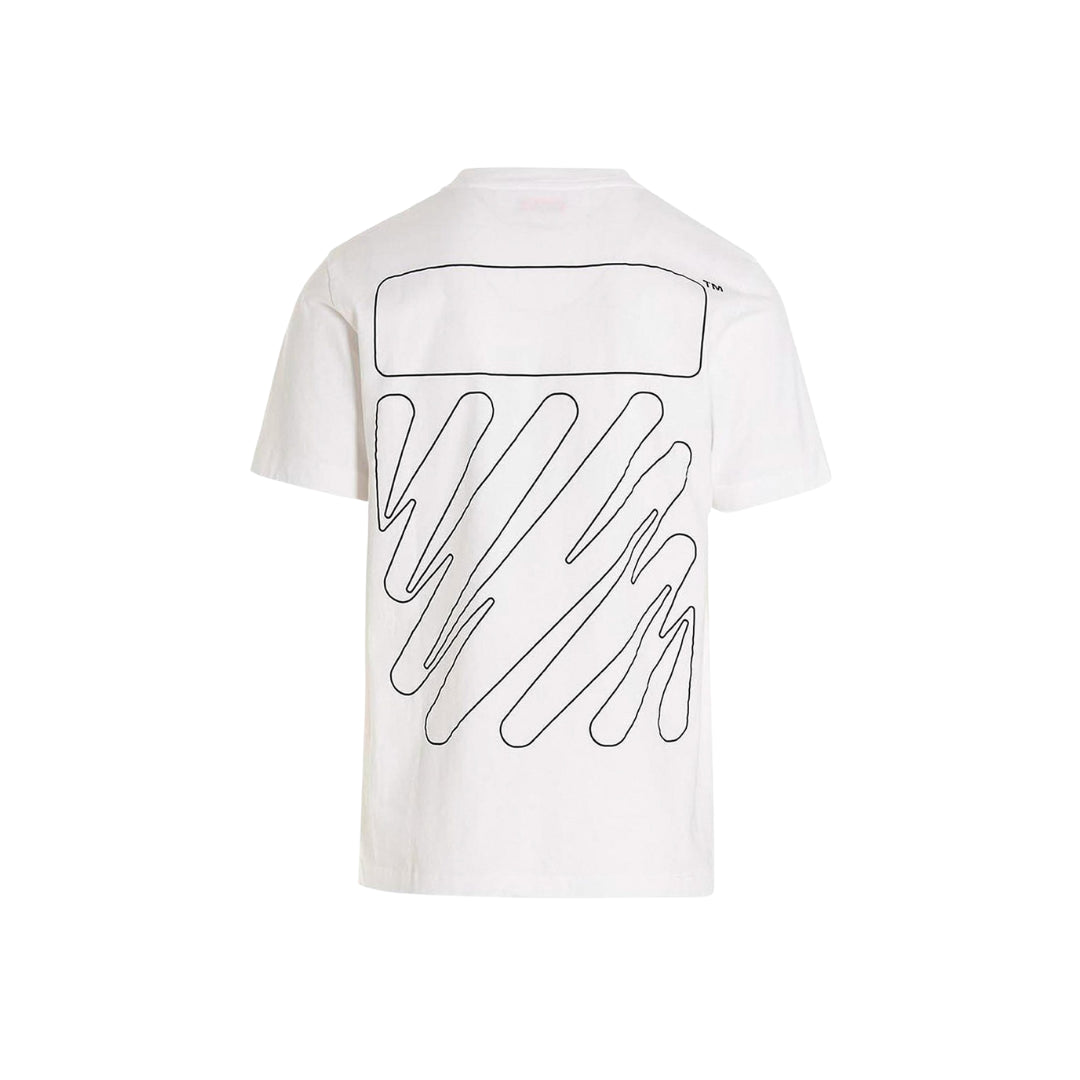 Off-White Wave Outline T-Shirts White