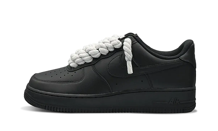 Air Force 1 Rope Laces Black White