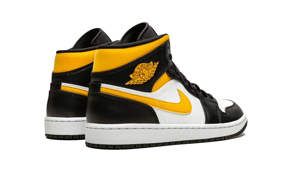 Jordan 1 Mid - White Pollen Black