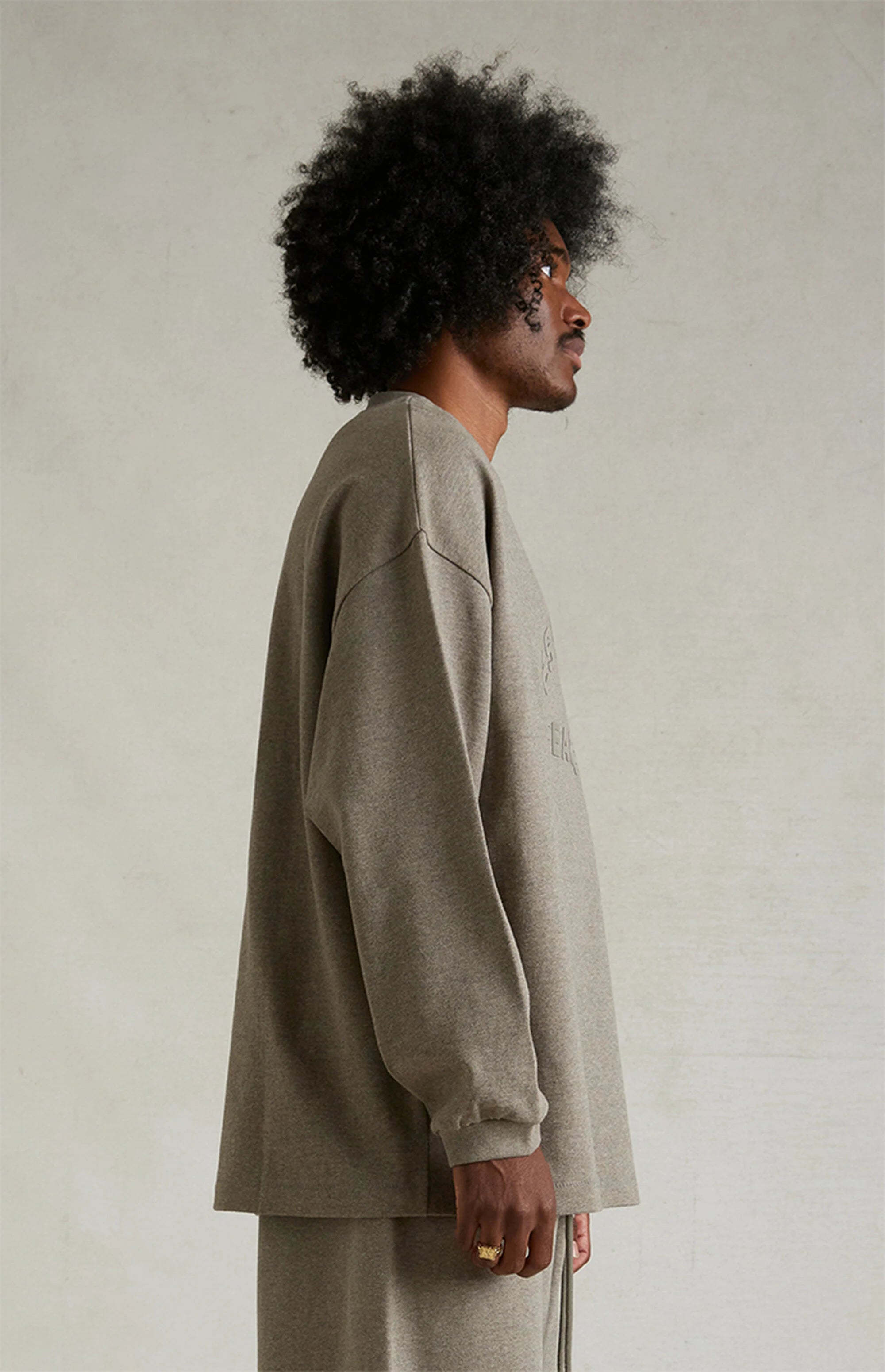 Fear of God Essentials Heavy Longsleeve Heather Grey
