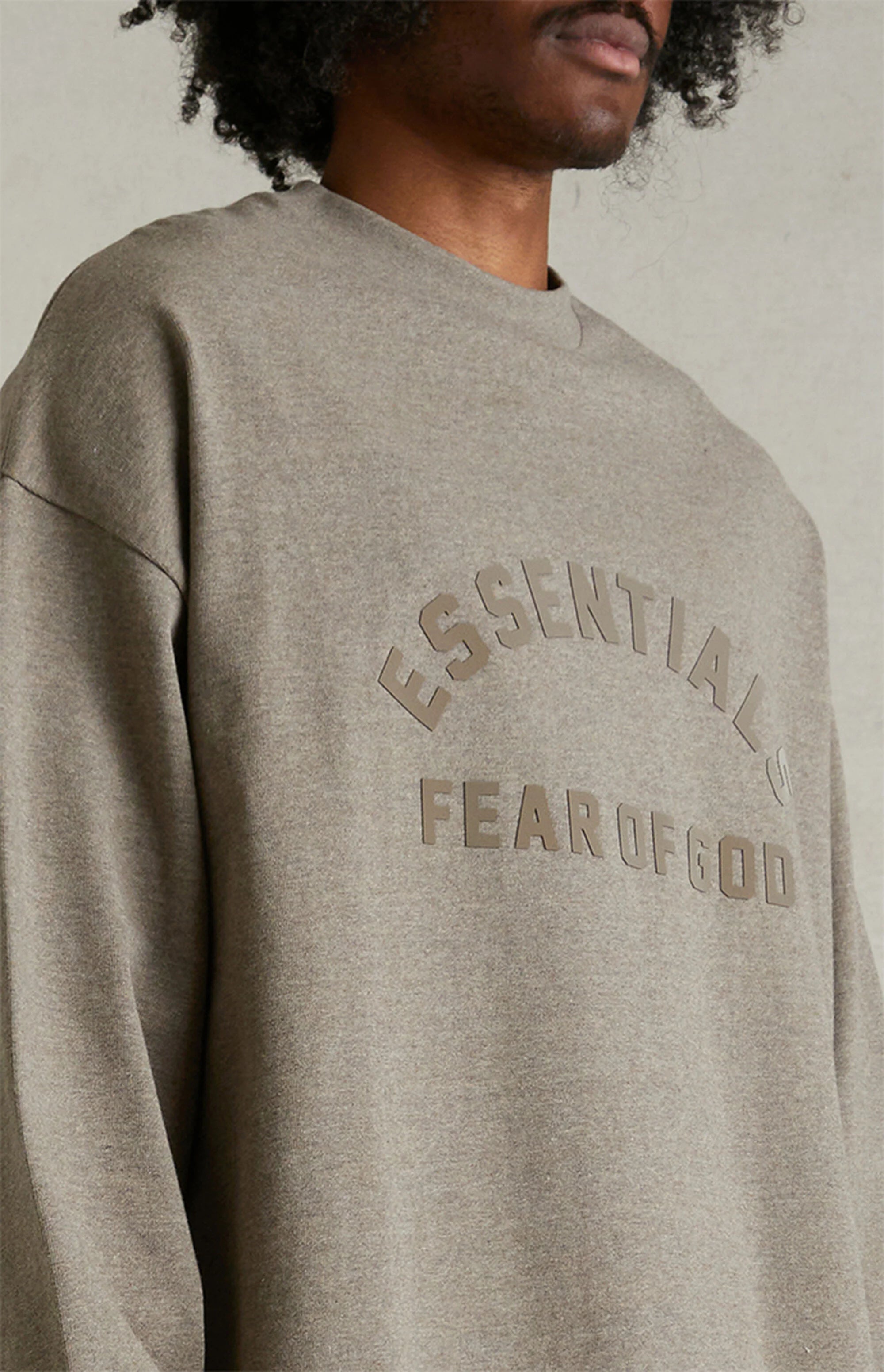Fear of God Essentials Heavy Longsleeve Heather Grey
