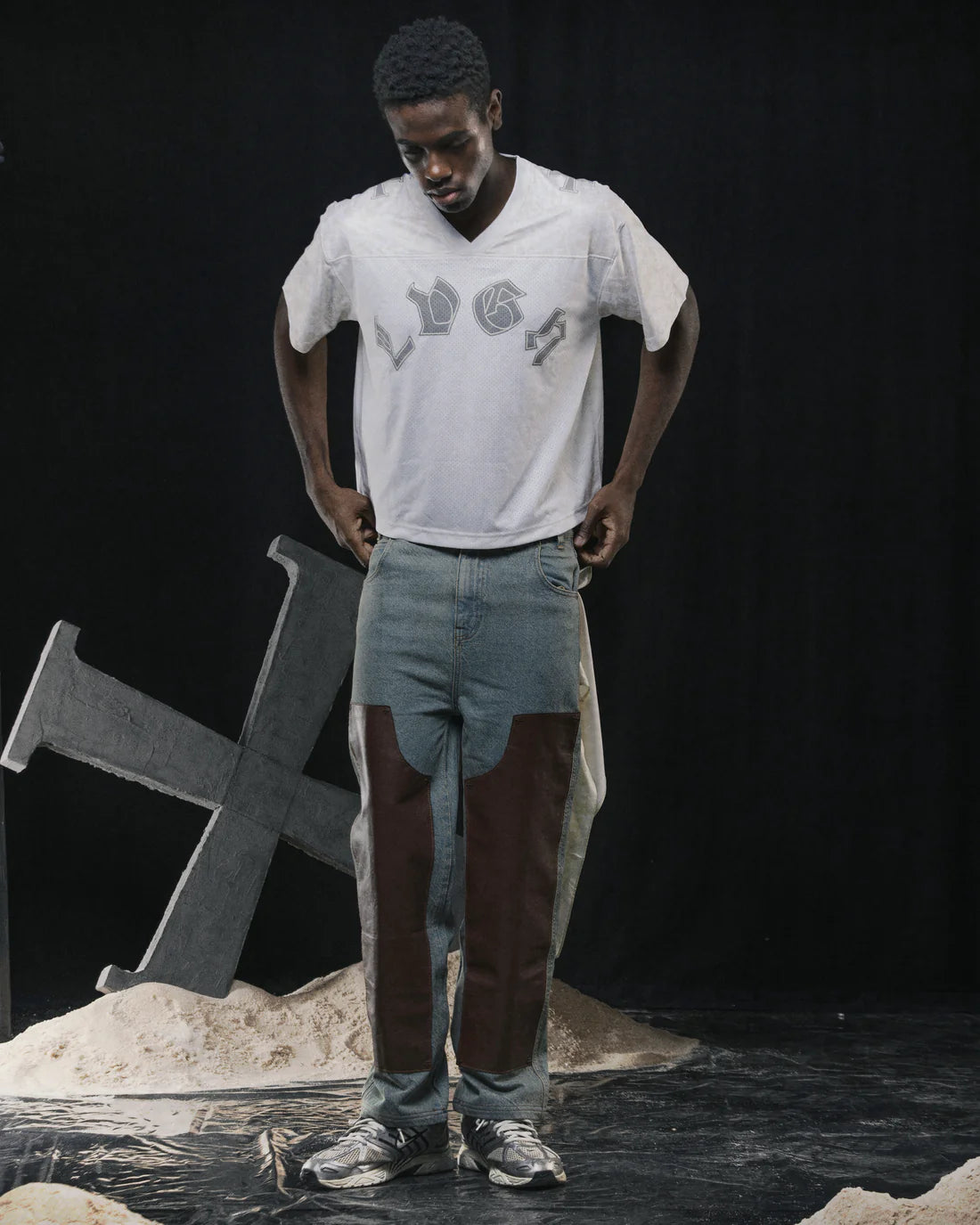 LVGN - Double Knee Washed Jeans