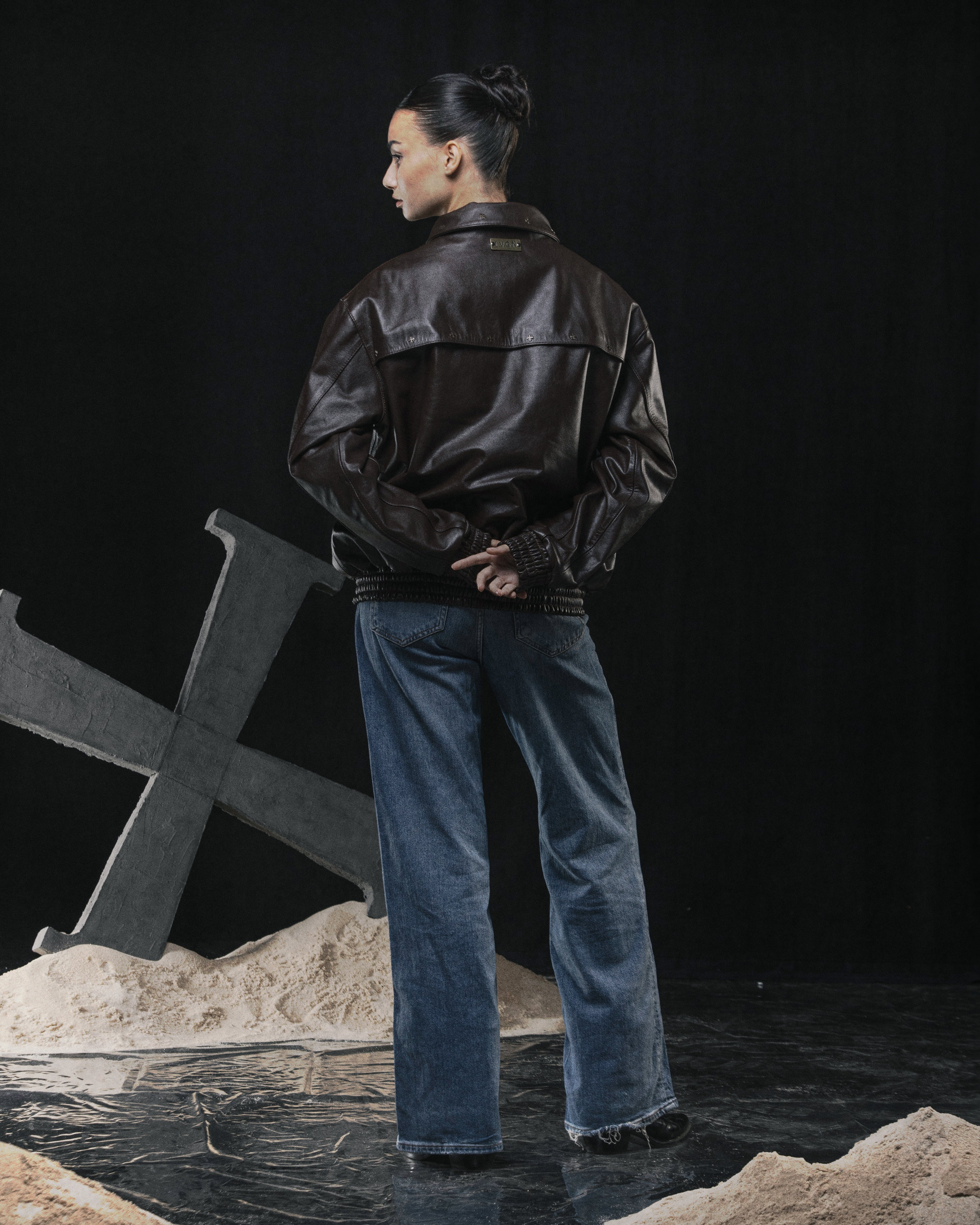 LVGN - Chocolate Leather Jacket