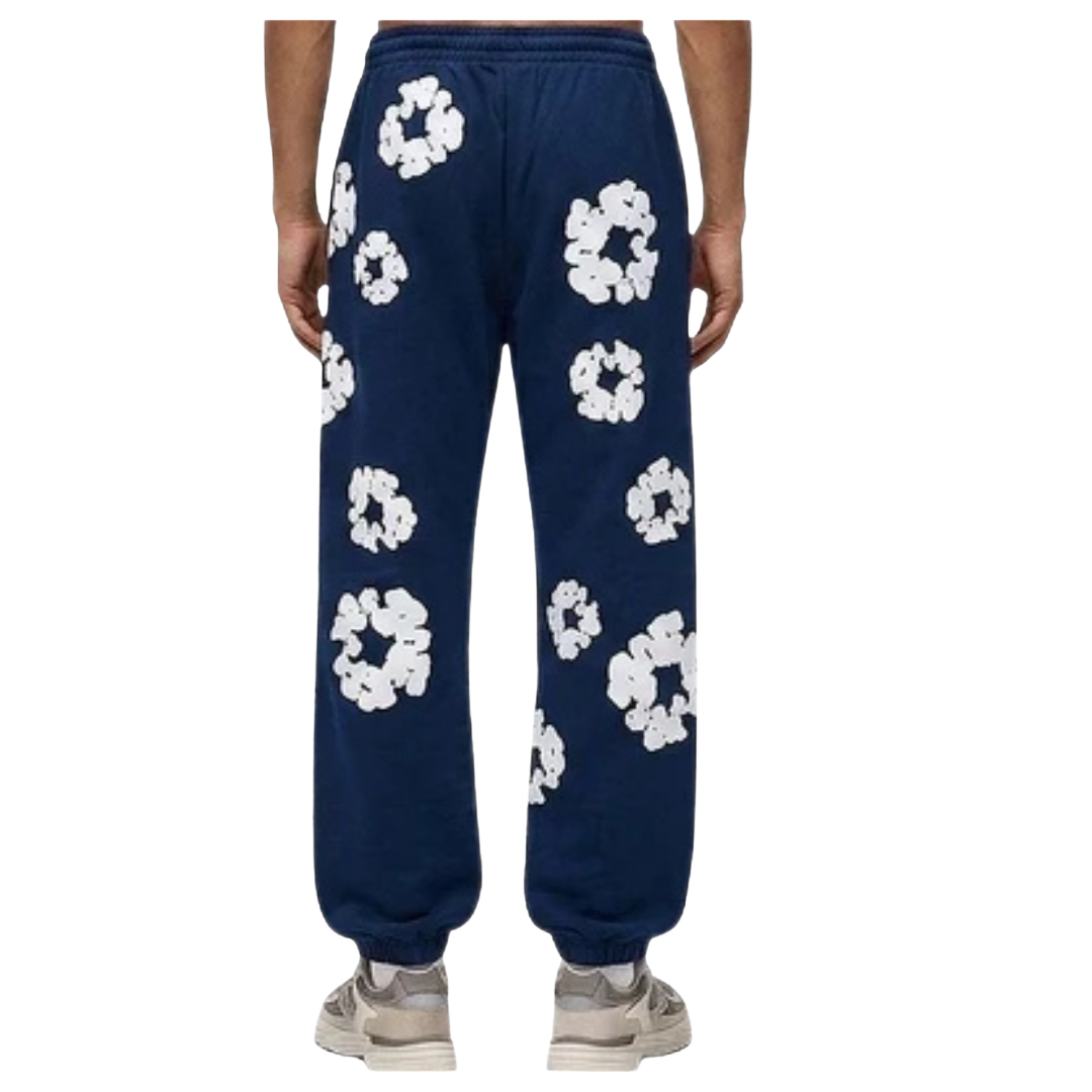 Denim Tears Cotton Wreath Sweatpants Navy