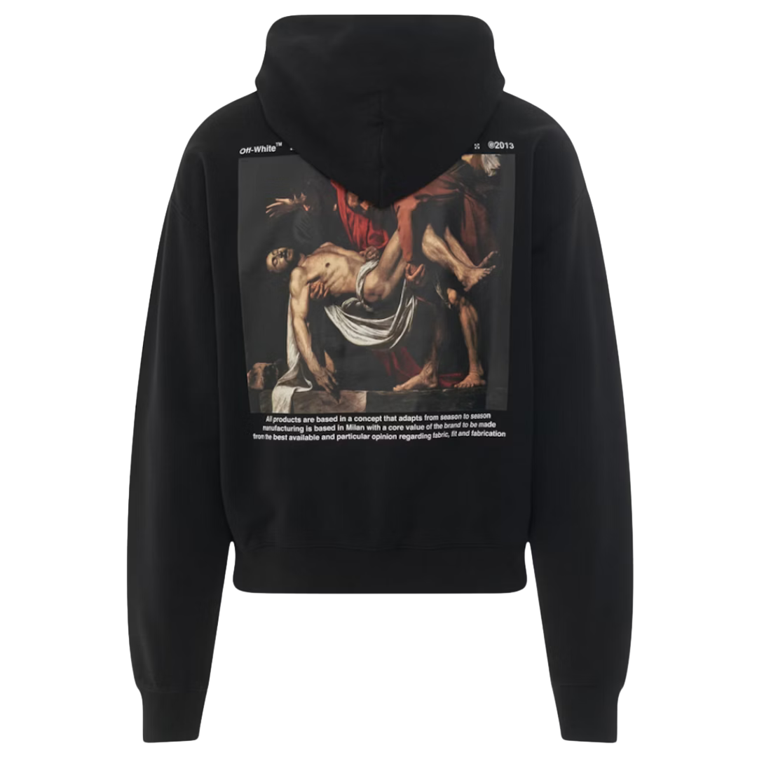 Off White - Caravaggio Deposition Print Oversized Hoodie