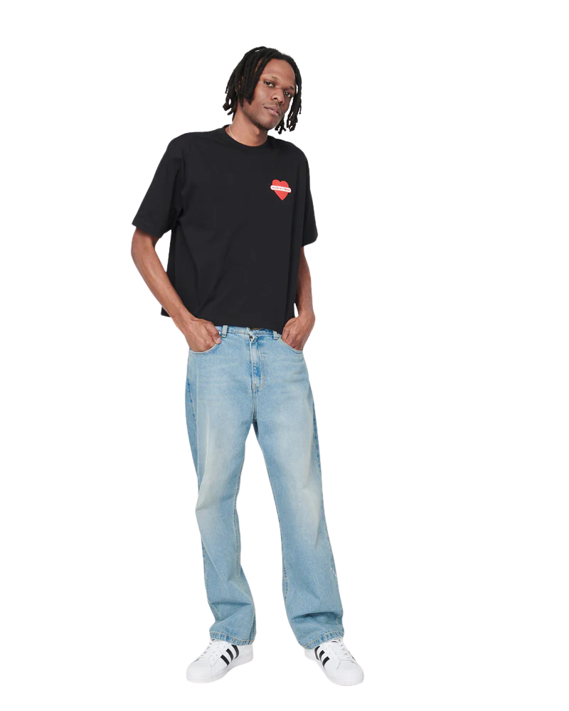 We Are Not Friends - Union Love Black Boxy T-Shirt