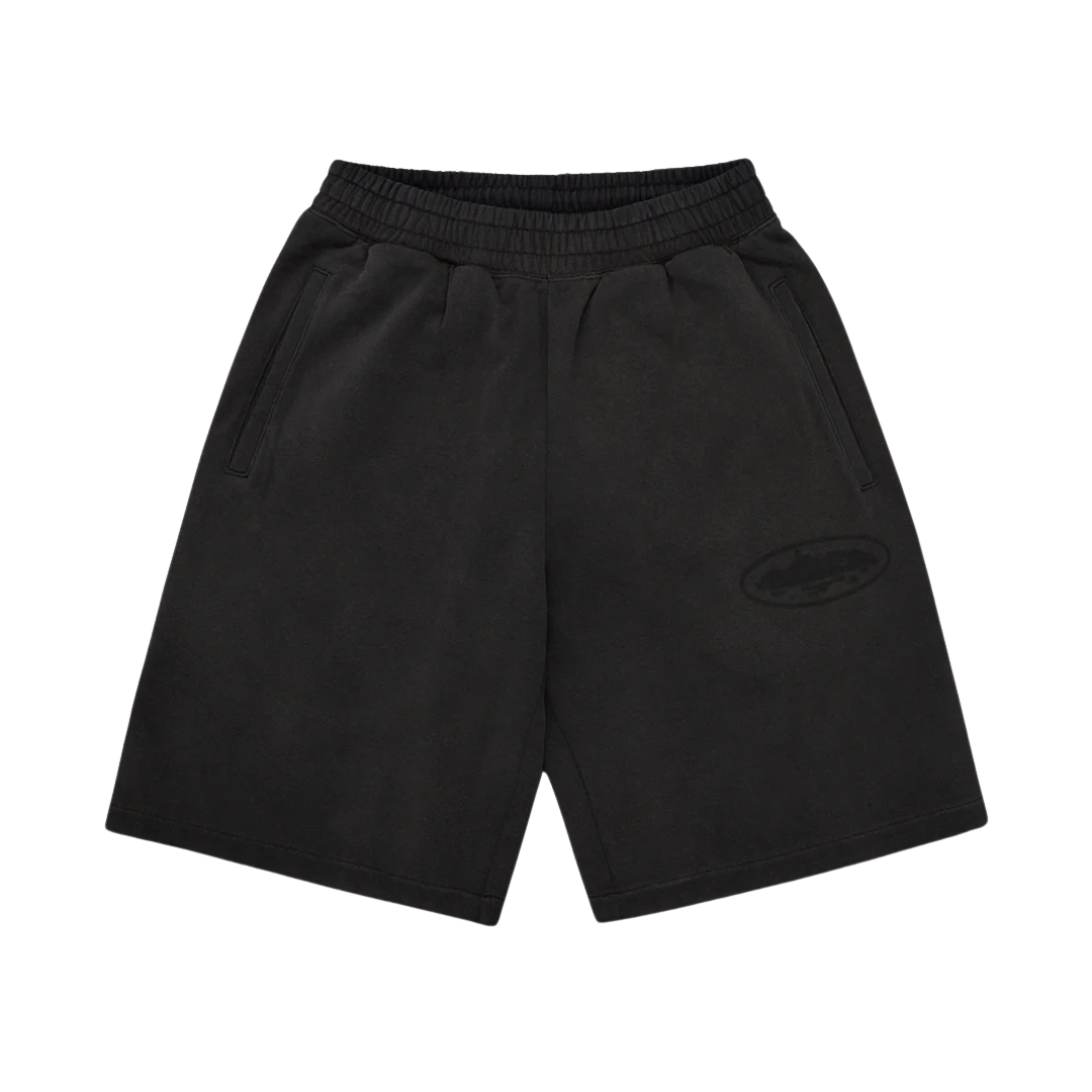 Corteiz Island Knockout Sweatshort Black