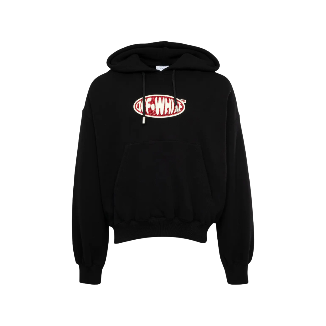 Off White - Crystal Round Logo Over Hoodie