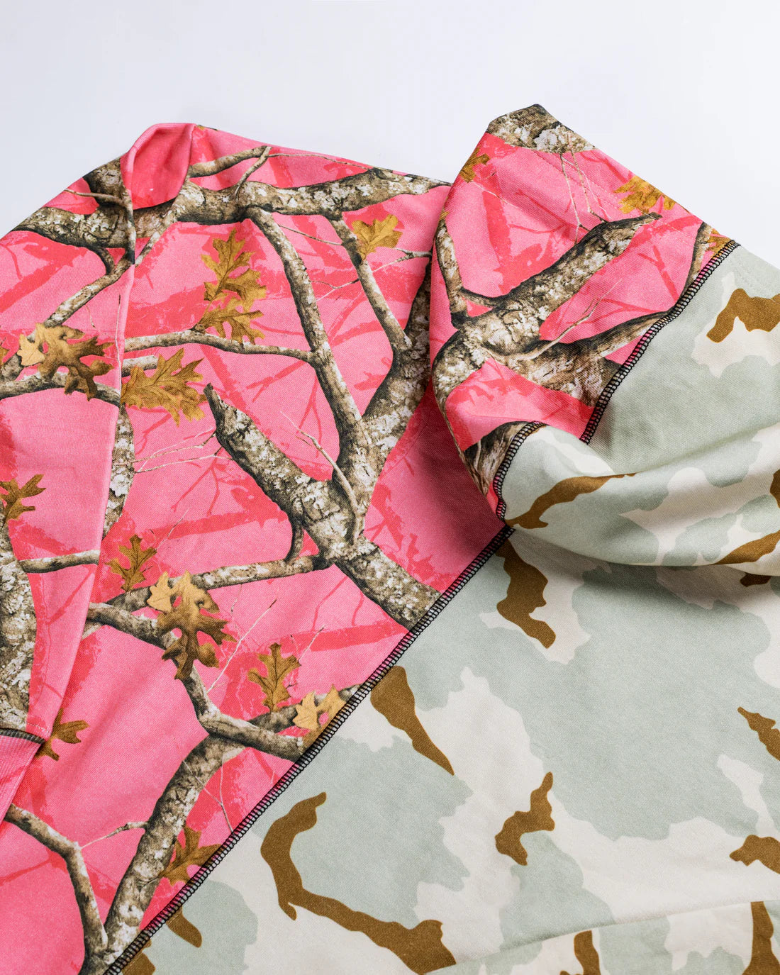 LVGN - Patch Camo Split Hoodie