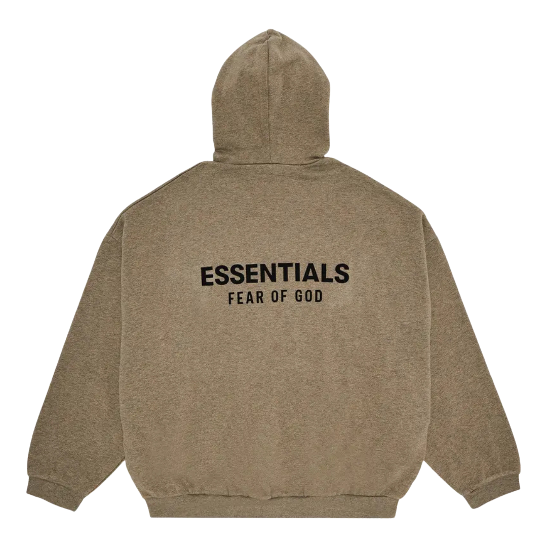 Fear of God Essentials Fleece Hoodie (FW24) Heather Gray