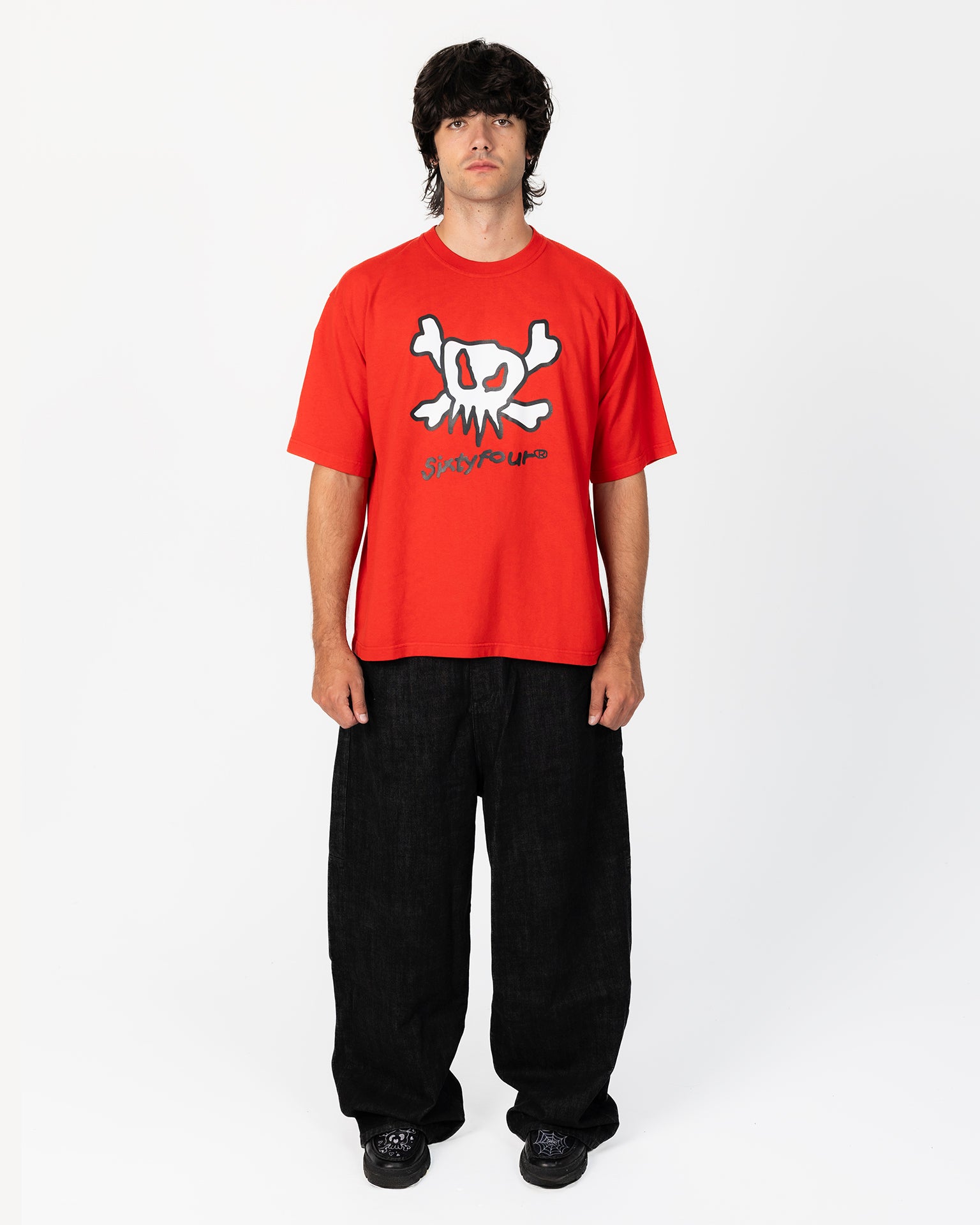 6ixt4our - Draw Skull Red