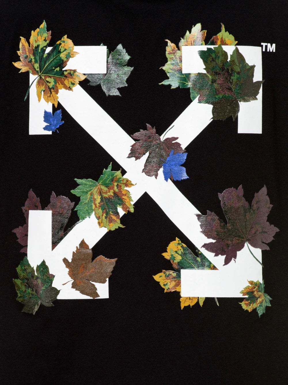 Off White - Leaves Arrow S/S T-Shirt Black