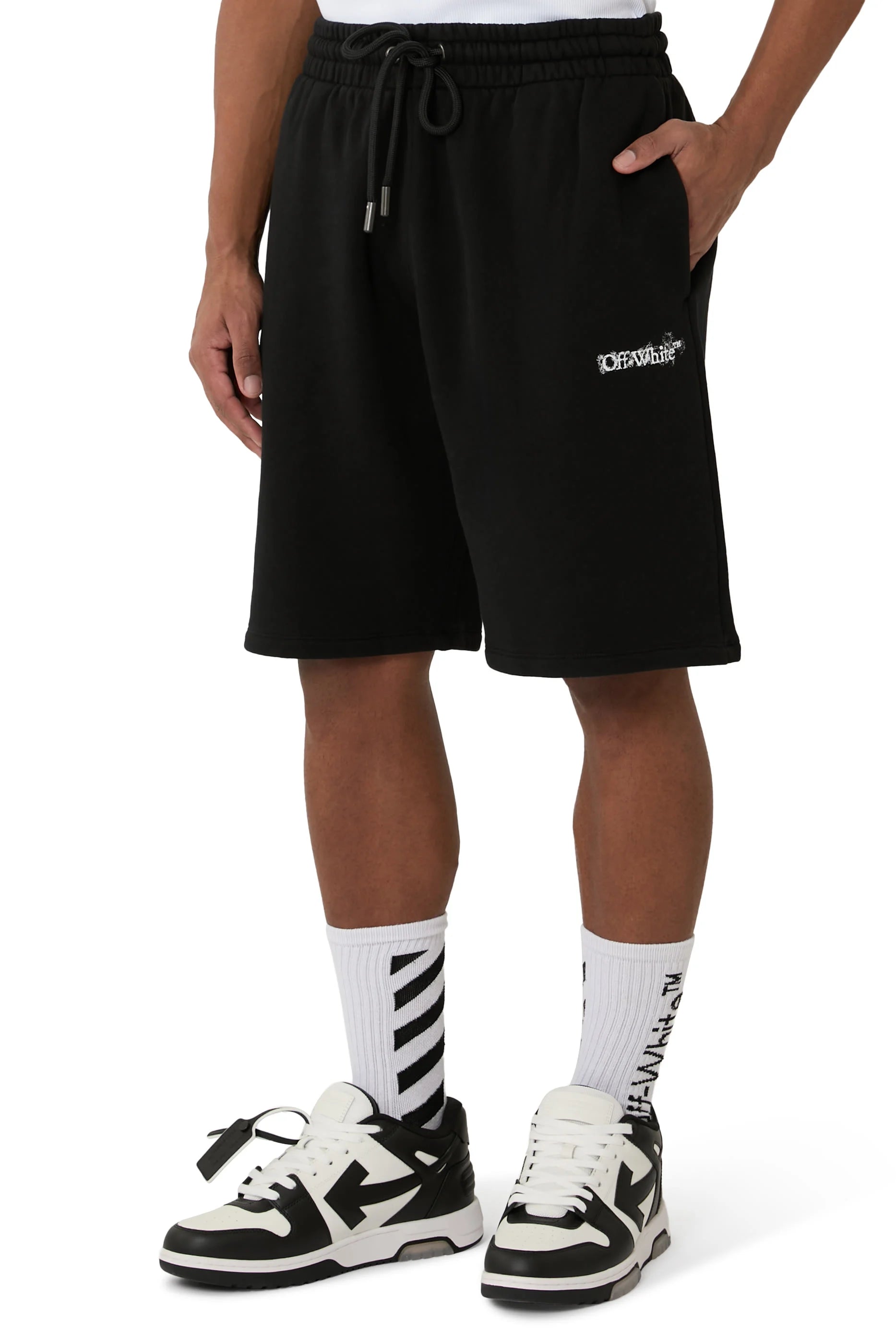 Off White - Heraldic Arrow Bermuda Shorts