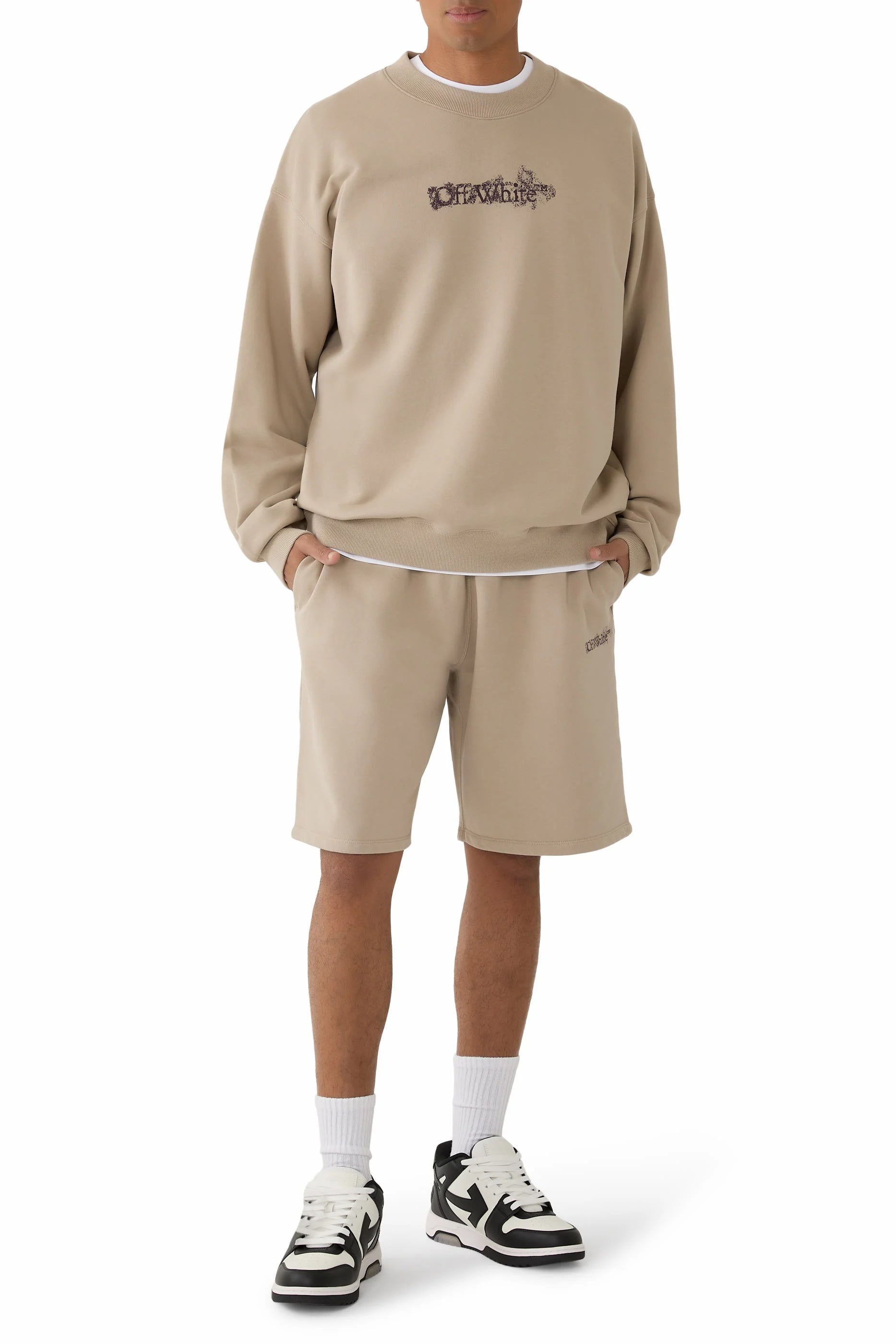 Off White - Heraldic Arrow Skate Sweatshorts