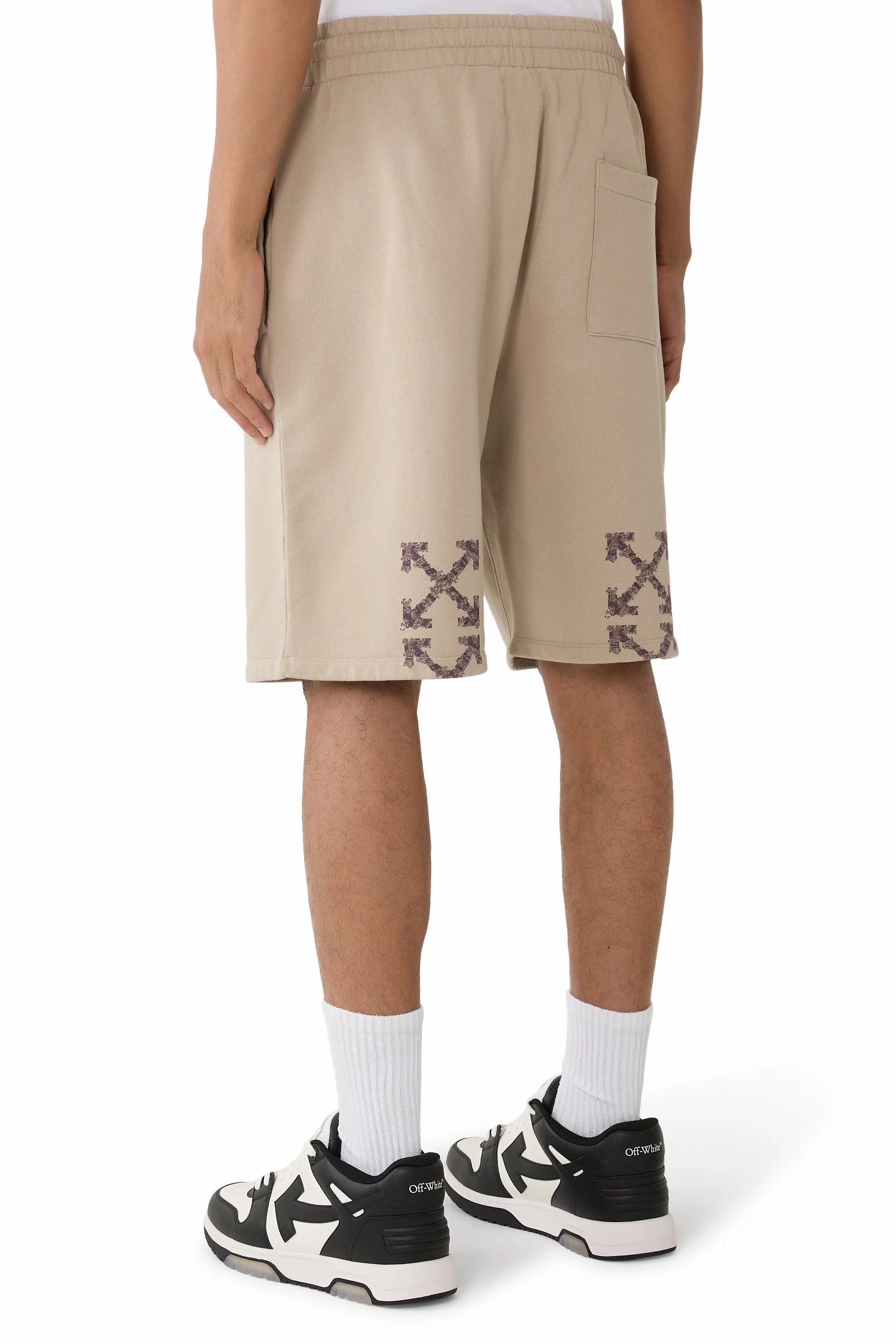 Off White - Heraldic Arrow Skate Sweatshorts