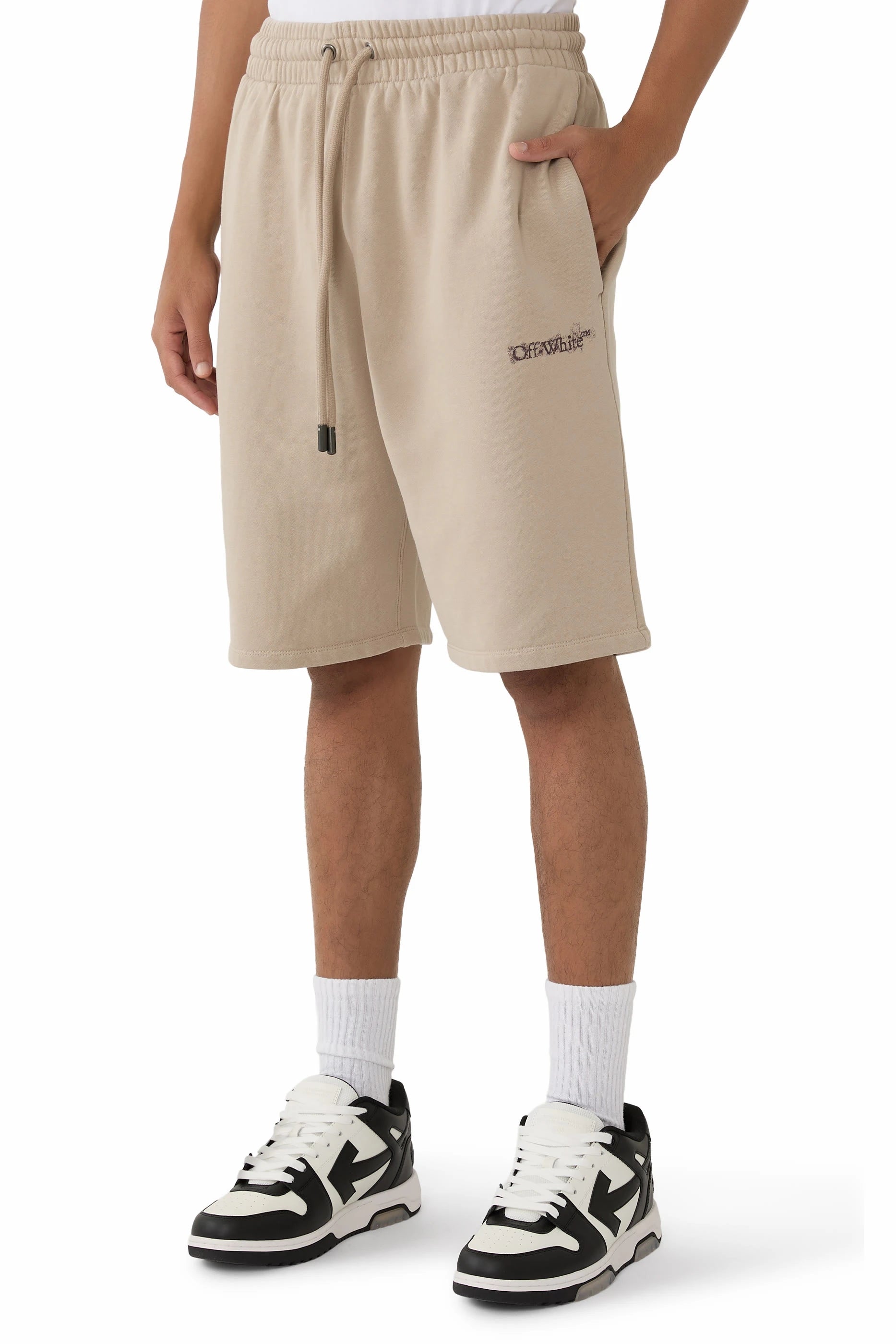 Off White - Heraldic Arrow Skate Sweatshorts