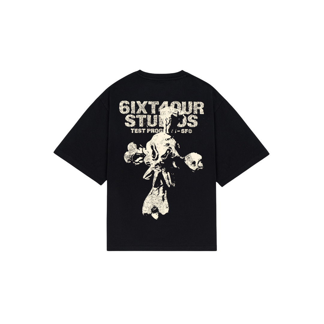 6ixt4our -"MI CRUZ" Black